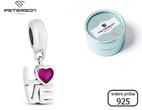 Silver LOVE Charm PETERSON CHW-002