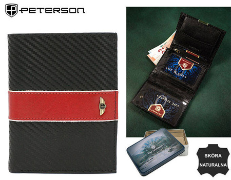 PETERSON PTN 317 MOTO3 RFID leather wallet