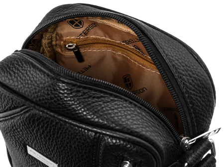 Men's PU bag PTN 8023-MACRO Black