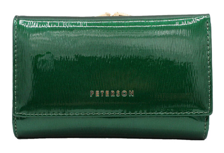 Women's leather wallet PTN 42108-SH Green