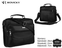 Torba skórzana R-13206-L Black