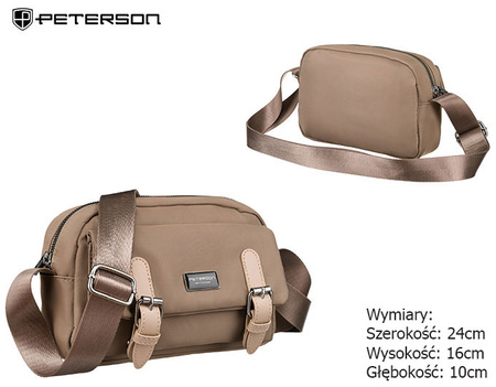 Women's crossbody bag PTN CTY-07 Beige