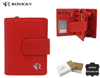 Portfel damski skórzany R-D1503-NCD Red