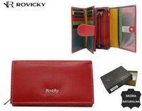 Portfel damski skórzany R-RD-21-GCL Red-Multi2