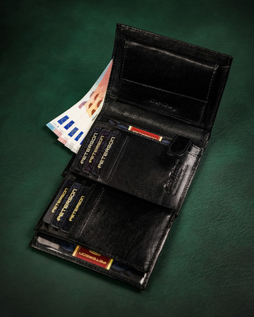 PETERSON PTN 348-P RFID leather wallet