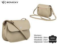 Torebka damska skórzana R-CL-6-FTS L.Beige