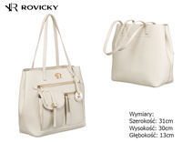 Torebka damska PU R-TOR-ALE-9 Beige