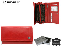 Portfel damski skórzany CPR-001-BAR Red