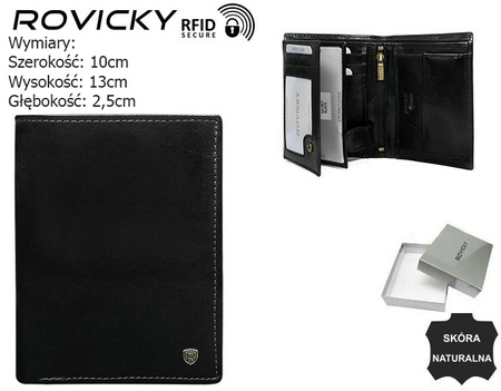 ROVICKY N4-RVT RFID leather wallet