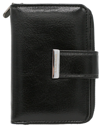 Women's Leather+PU Wallet RPX-31-ML Black