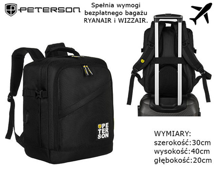 PETERSON PTN PLG-02-T polyester backpack