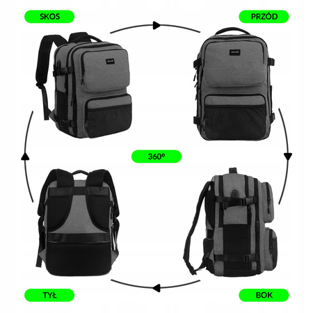 HIMAWARI polyester backpack 2301-03