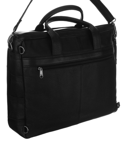 NO LOGO leather laptop bag LAP-31701-NDM-NL