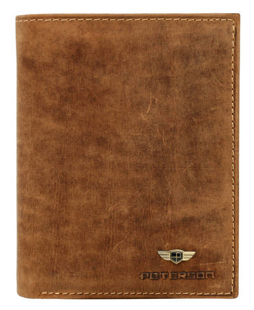 Leather wallet PTN 339 2-1-5 COGNAC