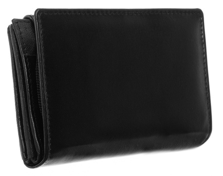 WOMEN'S leather wallet RD-01-GCL-NL Black