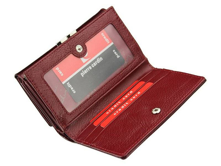 PIERRE CARDIN 02 LEAF 108 leather wallet without discount