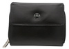 A horizontal women's wallet crafted from genuine leather PTN D17-NGV Black