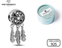 Sterling Silver Charm Dreamcatcher PETERSON CHP-012