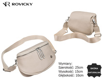 Saszetka Skórzana R-WB-J01 Beige