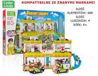 Klocki konstrukcyjne plastikowe CEDAR4KIDS ZZK-2080-LX.A067