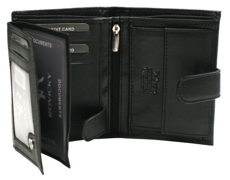 Portfel męski skórzany 0001L-RVD Black