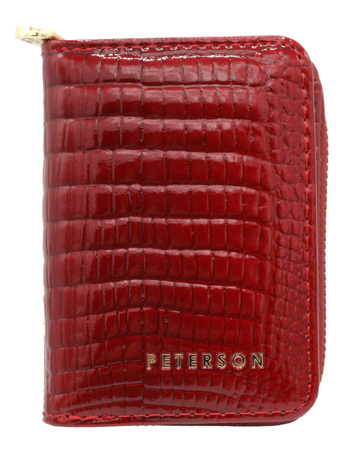 Patent leather women's wallet PTN PH33-1-RS Red