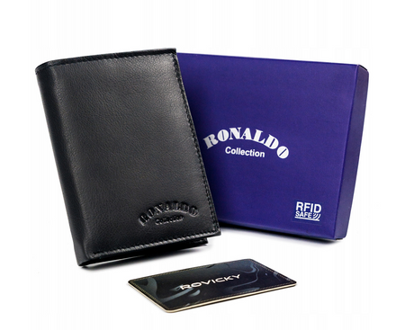 RFID leather wallet RONALDO 0104-D