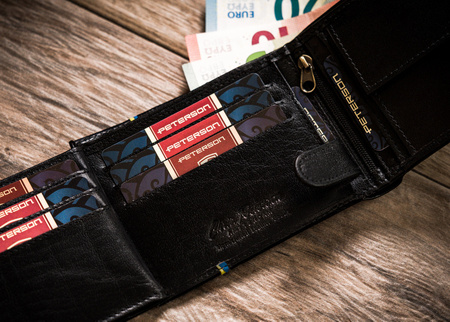 PETERSON PTN 304UP RFID leather wallet