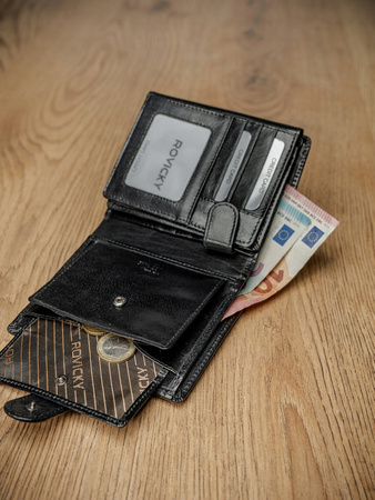 ROVICKY PC-102L-BAR RFID leather wallet