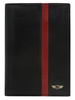 Men's leather wallet PTN N74-VTP BL-RED