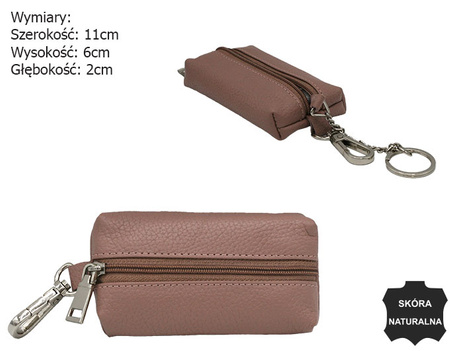 Leather Key Pouch SKL-001-NDM Woodrose