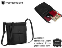 PETERSON PTN TOR-346-SNC leather handbag