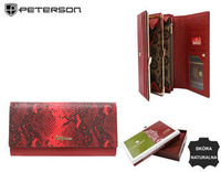 Portfel skórzany PTN SM-467 Red