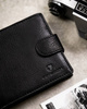 Men's Gift Set: Leather Wallet and Keychain PETERSON PTN SET-M-N992L-D