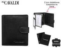 CAVALDI 0720L-P-BS-RFID 4U RFID leather wallet