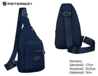 Saszetka PU PTN 7050 Navy