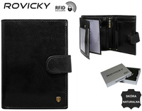 Portfel męski skórzany N575L-RVT Black