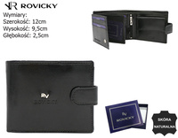 ROVICKY RFID leather wallet RV-70616-9-BCA