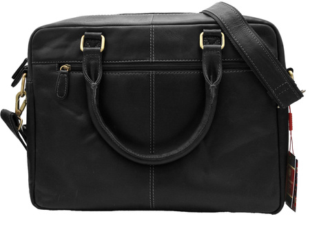 Torba skórzana na Laptopa PTN LP-2373-COM Black