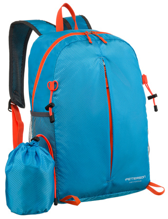 Plecak PTN 23006 L.Blue-Orange