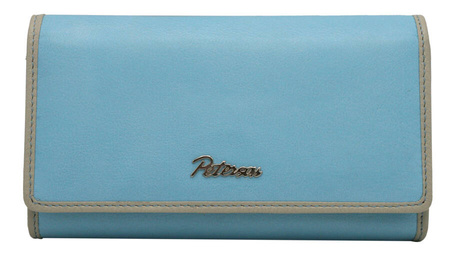 PTN KA-24 Sky Blue leather wallet