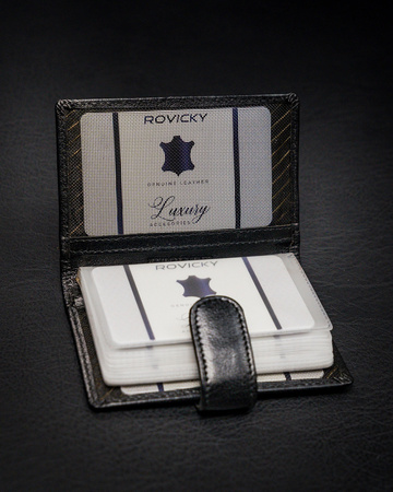 ROVICKY leather RFID card case CPR-032-BAR