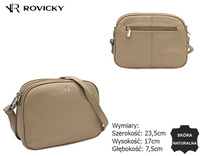 Torebka Damska skórzana R-TSL-07-CPDM Beige