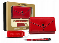 Peterson Gift Set: Wallet, Pen, and Keychain PTN ZD38