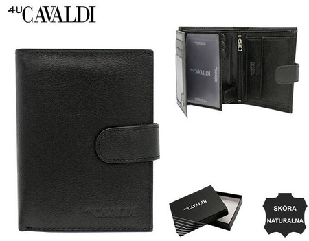 Leather Wallet N4L-GPDM Black