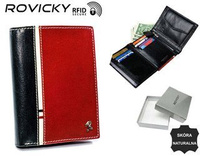 ROVICKY 326-RBA-D RFID leather wallet