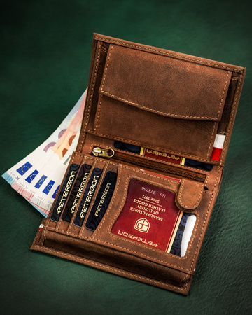 PETERSON PTN 333PW RFID leather wallet