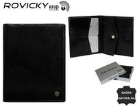 Portfel męski skórzany N03-RVT Black