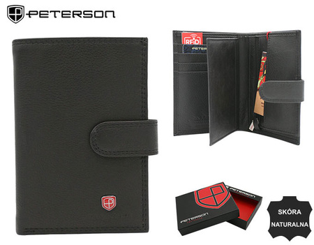 PETERSON PTN MR-07L-CN RFID leather wallet