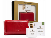 Gift Set: Women's Wallet and Peterson Lizard Perfume PTN ZD30